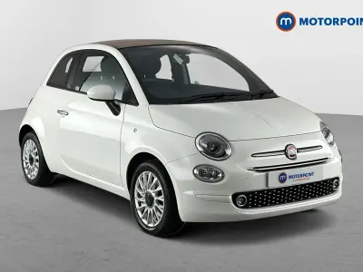 Used Fiat 500 Lounge 2021 White Cabriolet