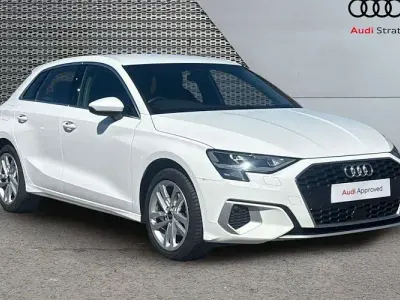 Used Audi A3 Sportback Sport 150 HP (110 kW) 2024 White Hatchback