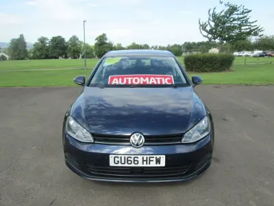 Used VW Golf VII Edition 110 HP (80 kW) 2016 Blue Hatchback