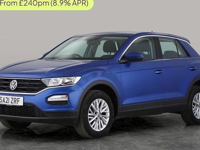 Usado VW T-Roc S 110 HP (80 kW) 2021 Azul SUV