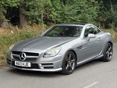 Used Mercedes SLK250 AMG 204 HP (150 kW) 2013 Silver Cabriolet