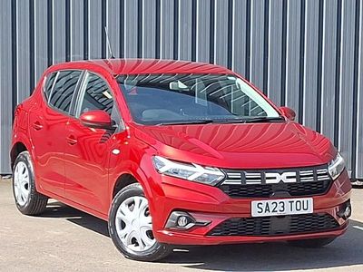 Begagnad Dacia Sandero Expression 91 HK (66 kW) 2023 Röd Halvkombi