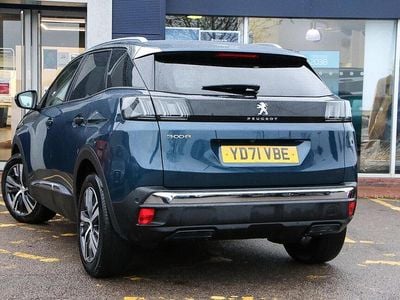 Blue Used 2021 Peugeot 3008 Allure Premium SUV | £15,100 (Fair price)