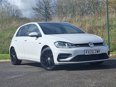 Used VW Golf VII R-line 150 HP (110 kW) 2020 White Hatchback