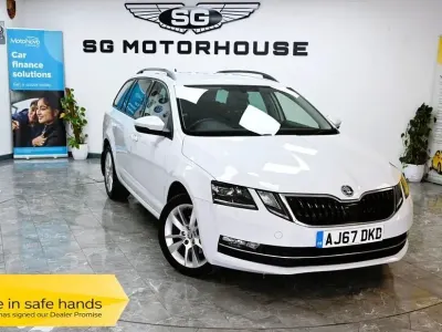 Używany Skoda Octavia SE L 150 KM (110 kW) 2018 Biały Kombi