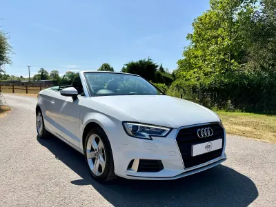 Used Audi A3 Cabriolet Sport 150 HP (110 kW) 2018 White Cabriolet
