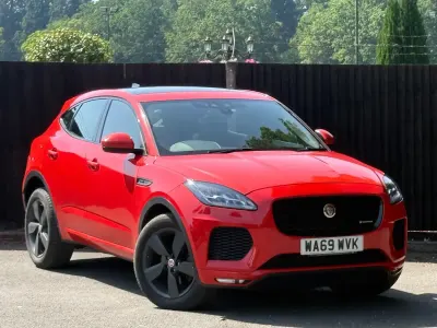 Used Jaguar E-Pace Chequered Flag 2019 Red SUV