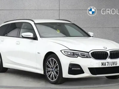 Used BMW 330e M Sport 292 HP (214 kW) 2021 White Estate