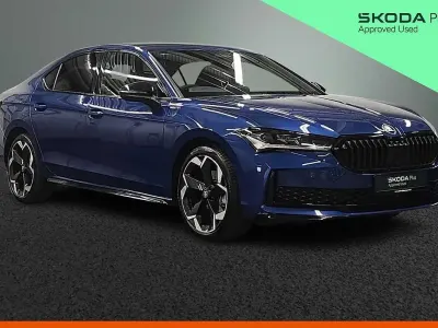 New Skoda Superb SportLine 110 HP (80 kW) 2026 Cobalt blue metallic Hatchback