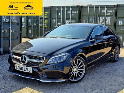 Used Mercedes CLS220 AMG line 177 HP (130 kW) 2016 Black Coupe