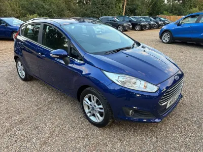 Used Ford Fiesta Zetec 2015 Blue Hatchback