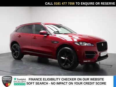 Used Jaguar F-Pace R-Sport 250 HP (183 kW) 2018 Red SUV
