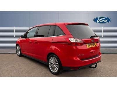 Used Ford Grand C-Max Titanium 125 HP (91 kW) 2017 Red MPV