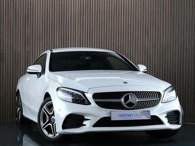 White Used 2020 Mercedes C180 AMG line Coupe | £18,495 (A bit pricey)