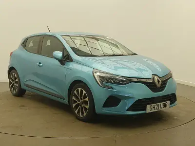 Używany Renault Clio V Iconic 90 KM (66 kW) 2021 Niebieski Hatchback