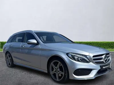Used Mercedes C220 AMG line 2018 Silver