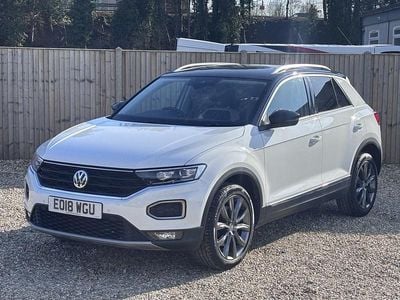 Used VW T-Roc SEL 150 HP (110 kW) 2018 White SUV