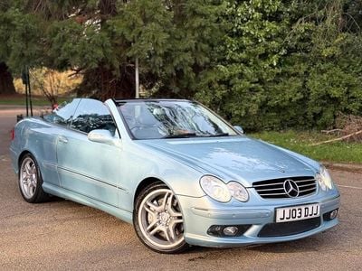 Used Mercedes CLK55 AMG AMG 2003 Blue Cabriolet