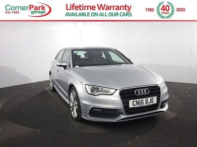 Silver Used 2016 Audi A3 Sportback S-Line Hatchback | £12,499 (Fair price)