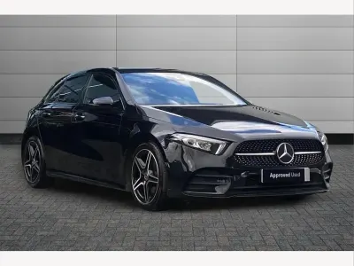 Used Mercedes A180 AMG Line Premium 136 HP (100 kW) 2023 Black Hatchback