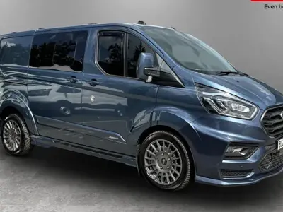 Used Ford Transit Custom Limited 185 HP (136 kW) 2021 Blue Van