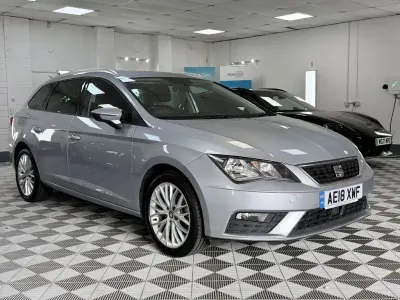 Used Seat Leon SE Dynamic 115 HP (84 kW) 2018 Silver Estate