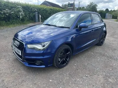 Usado Audi A1 S-Line 2013 Azul Utilitario