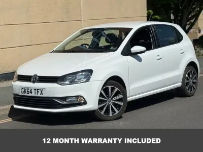 Used VW Polo SE 90 HP (66 kW) 2014 White Hatchback