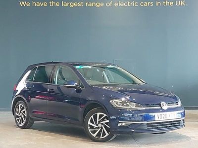 Used VW Golf VII Edition 150 HP (110 kW) 2020 Blue Hatchback