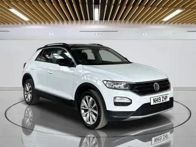 Begagnad VW T-Roc Design 115 HK (84 kW) 2019 Vit SUV