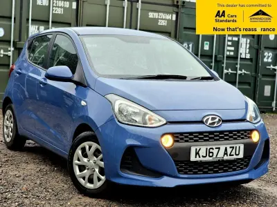 Usado Hyundai i10 SE 87 HP (63 kW) 2018 Azul Citadino