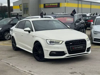 Used Audi A3 Sportback S-Line 2014 White Hatchback