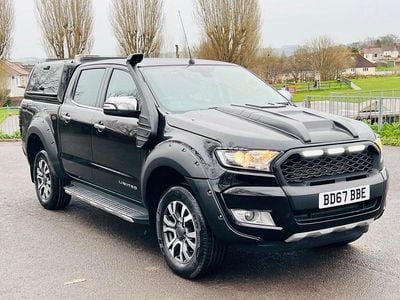 Black Used 2017 Ford Ranger Limited Pickup | £10,850 (Fair price)