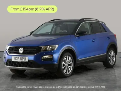 Used VW T-Roc Design 116 HP (85 kW) 2019 Blue SUV