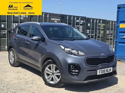 Used Kia Sportage 139 HP (102 kW) 2018 Blue SUV