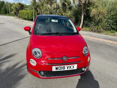 Used Fiat 500 Lounge 69 HP (50 kW) 2018 Red Hatchback