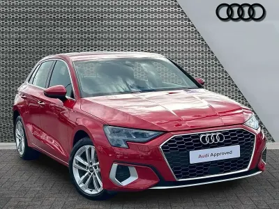 Used Audi A3 Sport 150 HP (110 kW) 2023 Red Sedan