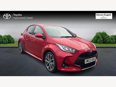 Used Toyota Yaris Hybrid 2022 Red Hatchback