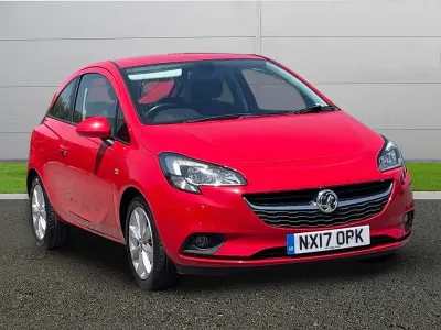 Used Vauxhall Corsa 75 HP (55 kW) 2017 Red Hatchback