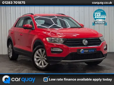 Used VW T-Roc SE 115 HP (84 kW) 2018 Red SUV