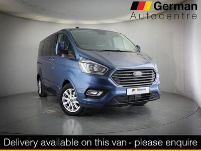 Blue Used 2022 Ford Tourneo Custom Titanium Van | £29,500 (Expensive)