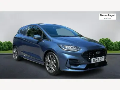 Used Ford Fiesta Sport 123 HP (90 kW) 2022 Blue Hatchback