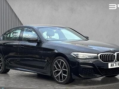 Black Used 2021 BMW 520 M Sport Sedan | £23,452 (Fair price)