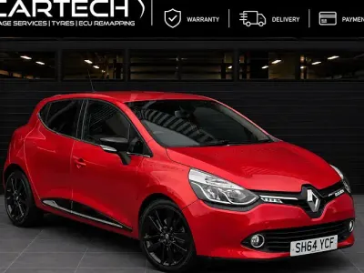 Used Renault Clio Dynamique 90 HP (66 kW) 2014 Red Hatchback
