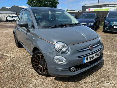 Used Fiat 500 Collezione 69 HP (50 kW) 2019 Grey Hatchback