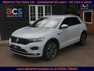 Used VW T-Roc R-line 115 HP (84 kW) 2019 Silver SUV