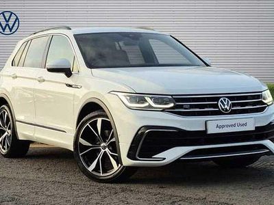 Used VW Tiguan R-line 150 HP (110 kW) 2021 White SUV