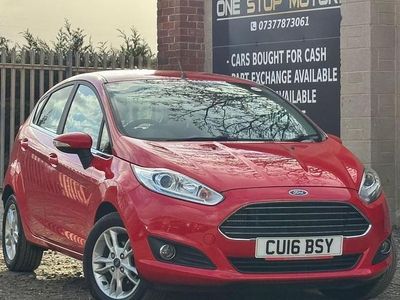 Used Ford Fiesta Zetec 2016 Red Hatchback