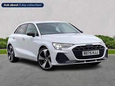 Used Audi A3 Black Edition 150 HP (110 kW) 2025 White Hatchback