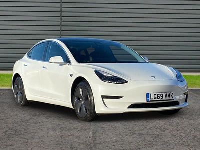 White Used 2019 Tesla Model 3 Standard Range Sedan | £13,395 (Fair price)